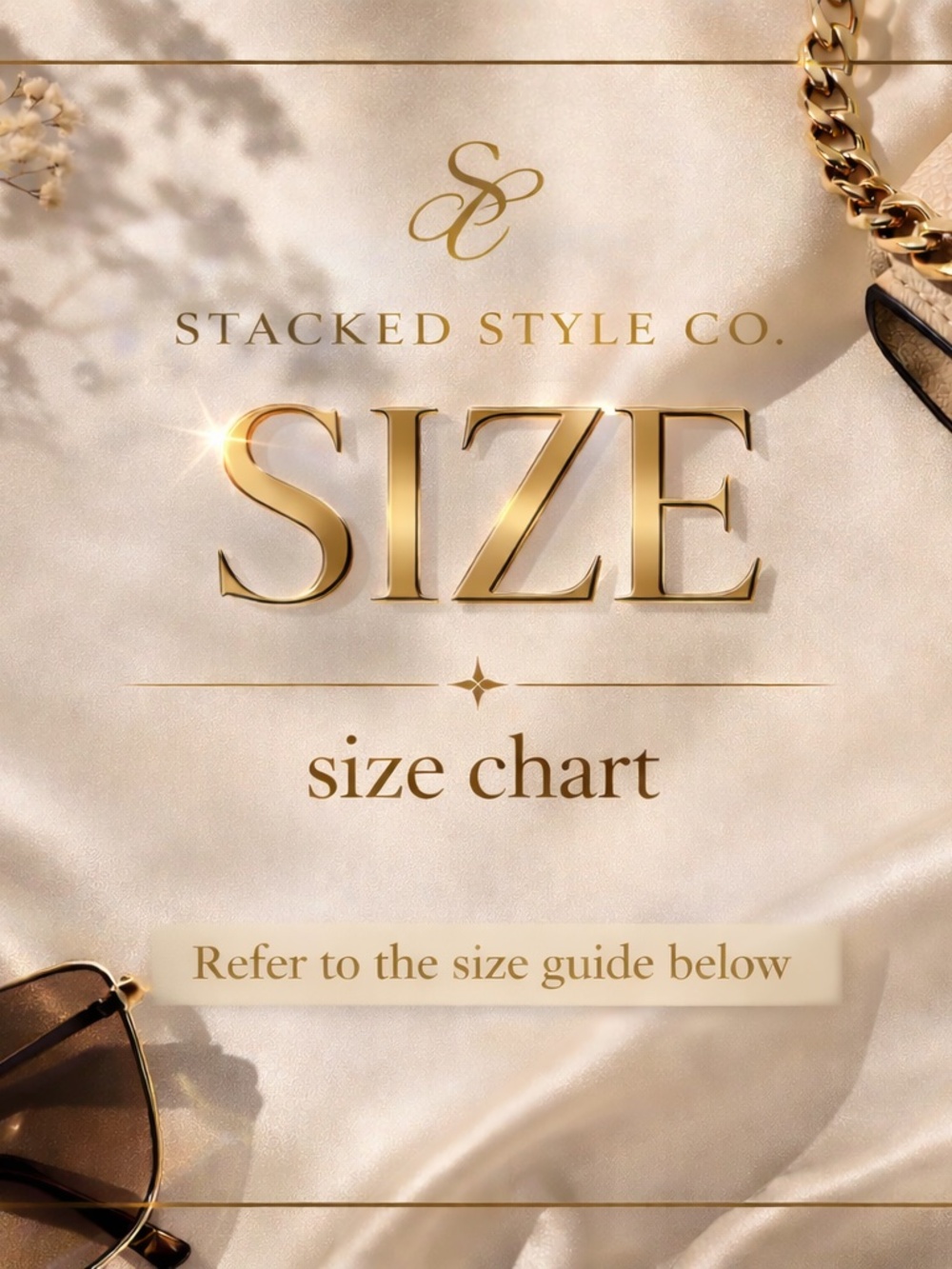 PLEASE READ - Size Chart